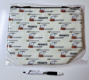 ◆スヌーピー/クーラーバッグ/PEANUTS柄/未使用美品