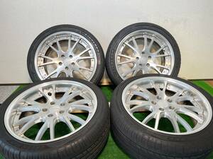 ●○work gnosis GS4 ワークグノーシスGS4 19×8.5J 114.3 5H/　 245/40R19/アルファード　ヴぇりファイア等○●