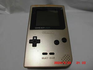 中古 ゲームボーイライト ゴールド GAMEBOY LIGHT　シリアル：L10630816 　送料520円