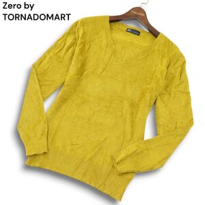 Zero by TORNADOMART トルネードマート 秋冬 モールヤーン★ Vネック ニット セーター Sz.M　メンズ　A4T12861_B#K