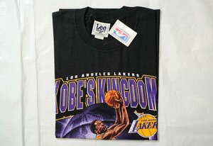 1円スタート！ 【デットストック品】Vintage NBA Tシャツ コービーブライアント No8 ロサンジェルスレイカーズ Leeボディ Tシャツ サイズL