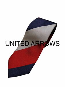 美品★ユナイテッドアローズ★UNITED ARROWS★A day in the life★トリコロール柄ネクタイ