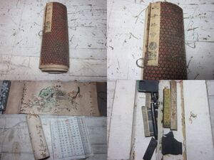 難アリ 現状品 中国古墨 中国書道具 古墨 徽州 巻墨 詹文方 文方斎 玉堂清玩 文苑珍賞 古玩 検：胡開文 文房具 文房四宝 中国美術 唐物　