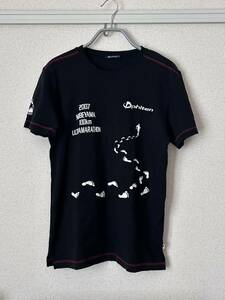 野辺山１００kmウルトラマラソン　ランニング　大会　Ｔシャツ　半袖 黒　ブラック