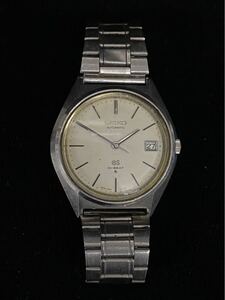 C222★SEIKO GRANDSEIKO グランドセイコー GS 5645-7010 HI-BEAT 自動巻き シルバー 稼働品