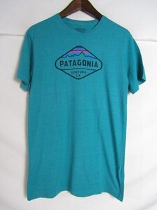 Patagonia　パタゴニア メンズ フィッツロイ クレスト コットン/ポリ Tシャツ 38907　Mサイズ　グリーン