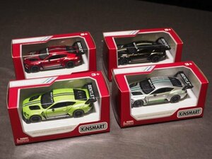 L274【未開封品】KiNSMART 1/38 ベントレー コンチネンタル GT3 4点セット キンスマート BENTLEY CONTINENTAL ダイキャストモデル