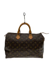 LOUIS VUITTON◆1)スピーディ35_モノグラム・キャンバス_BRW/PVC/BRW/ブラウン