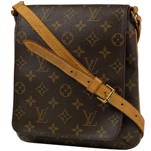 ルイ・ヴィトン Louis Vuitton ミュゼット サルサ ショート 肩掛け ショルダーバッグ モノグラム ブラウン M51258 レディース 【中古】