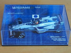 【MINICHAMPS】1/43 ウイリアムズ WILLIAMS BMW FW22 ラルフ・シューマッハ