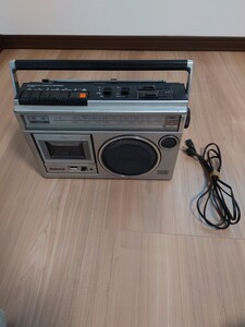 1円スタート　 National　RX-1650 ラジカセ 昭和レトロ FM AM ナショナル 動作品