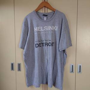 ピュア デトロイト PURE DETROIT　アメリカブランド古着　半袖Tシャツ　XL　【グレー】綿混　28-6H1925