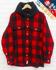 8T1754/DESCENTDANT SPICOLI HOODED LS SHIRT ディセンダント フーデットシャツパーカー