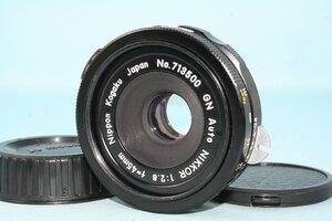 希少 ニコン Nikon GN Auto Nikkor 45mm F2.8 非Ai 初期型 9枚絞り