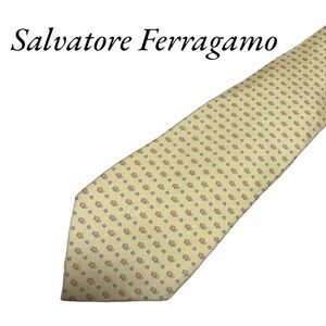 ●1円～●美品 Salvatore Ferragamo サルヴァトーレ フェラガモ ネクタイ メンズ ビジネス