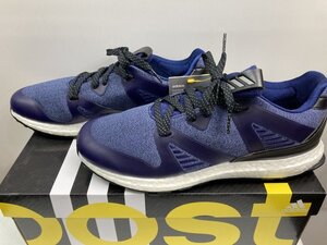 送料無料！軽量ゴルフシューズ　スパイクレス　ニットアッパー　US９H　２７cm　紺　ａｄｉｄａｓ CROSSKNIT3.0★未使用格安！