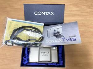 1000円スタート! 断捨離 Contax TVS III コンタックス Carl Zeiss コンパクトフィルムカメラ ジャンク オールドカメラ