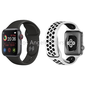 アップルウォッチ バンド apple watch band 2個セット 42mm 44mm series5 4 3 2 1 ベルト 交換 送料無料 スポーツ シリコン ラバー 黒 白黒