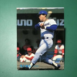 1987年　カルビー　プロ野球カード　87年　122番　中日　落合　【管理740】