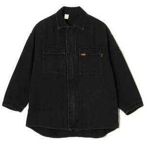 新品 N.HOOLYWOOD FR エヌハリウッド 24AW SHIRT BLOUSON ワークシャツブルゾン 1242-BL03-001 pieces 40 BLACK 定価58,300円 ジャケット