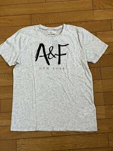 アバクロ　アバクロンビー&フィッチ　レディース　Tシャツ　Lサイズ　グレー