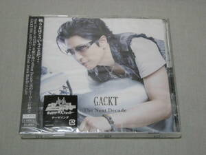 GACKT 「The Next Decade」 CD+DVD 未使用