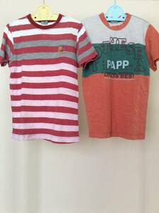 ★ PAPP 半袖Tシャツ 130cm 2枚セット ★