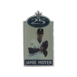 野球 メジャーリーグ投手 JAMIE MOYER ピンズ 留め具付き ピンバッチ ピンバッジ MLB