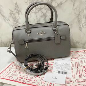 新品◆ COACH 2way ハンドバッグ ショルダーバッグ コーチショルダーバッグ 79946 グレージュ　グレーショルダー　新品未使用　ラッピング