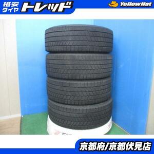 4本 中古 2021年製 ブリヂストン ブリザック BLIZZAK VRX3 スタッドレス タイヤ 205/60R16 92Q ノア ヴォクシー プリウスα など