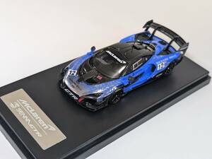 絶版 1/64 LCD Models McLaren マクラーレン Senna セナ GTR Chorme/blue クローム/ブルー #12 LCD64024bu 京商 トミカサイズ
