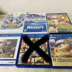 PlayStation Wii ゲームソフト　モンハン　パワプロ