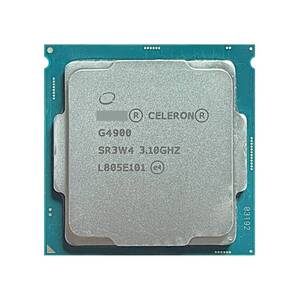 【中古】コンピューター Celeron G4900 3.1 GHz デュアルコア デュアルスレッド 54W CPU プロセッサ LGA 1151 ア