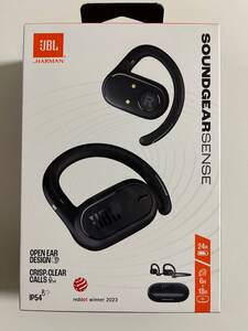 オープンイヤー完全ワイヤレスイヤホン JBL Soundgear Sense JBLSNDGEARSNSBLK Black