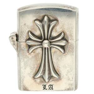 クロムハーツ Chrome Hearts ZIPPO LIGHTERZ-V4 LA限定スモールCHクロスジッポライター 中古 NO05