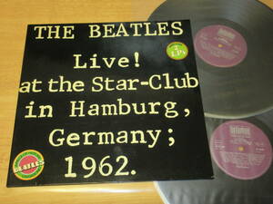 ◆◇THE BEATLES(ザ・ビートルズ)【LIVE! AT THE STAR-CLUB IN HAMBURG, GERMANY; 1962.】ドイツ盤2LP/BLS 5560/bellaphon◇◆