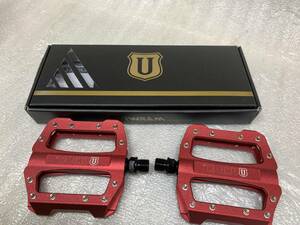 新品 UNION Union SP-1300 BMX フラットペダル レッド