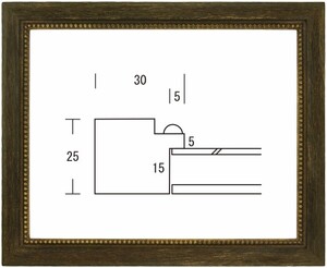 デッサン用額縁 木製フレーム シャビー 大衣サイズ
