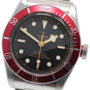 チュードル TUDOR 79230R ヘリテージ ブラックベイ レッドベゼル 自動巻き メンズ 美品 箱・保証書付き_863769