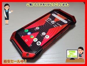 　★【47285WM】 ジャンク au KYG01 京セラ TORQUE 5G レッド 1円 ! 1スタ !