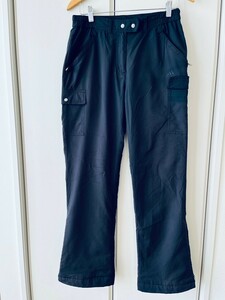 H6328cL adidas アディダス CLIMAPROOF クライマプルーフ サイズL ナイロンパンツ トラックパンツ ブラック レディース 防風 防水 スポーツ