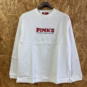 HOLLYWOOD PINKS HOTDOGS ANTIBAL 長袖 Tシャツ M ホワイト コラボ 別注 限定 ハリウッド ピンクス ホットドッグス