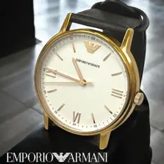 【稼働品】EMPORIO ARMANI クォーツ腕時計 AR-11011