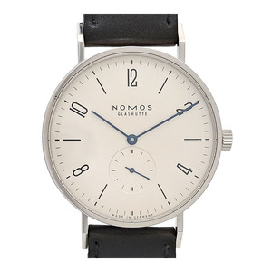 ノモス 164 グラスヒュッテ タンジェント 38mm TN1A1W238 手巻き ステンレススティール メンズ NOMOS 中古 【時計】