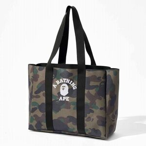 残1/smart スマート A BATHING APE アベイシングエイプ 1ST CAMOファーストカモ柄ビッグトートバッグ2024年10月号付録限定エコバッググッズ