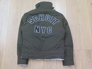 Sサイズ　Schott URBAN B-3 JACKET　デュポン社 SUSTANS使用　防寒着 ミリタリージャケットフライトジャケット　上野商会