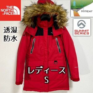 美品希少 ノースフェイス サミットシリーズ ダウンコート レディースS 透湿防水 THE NORTH FACE フード着脱可 ヌプシ バルトロライト