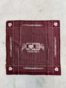 1990s デッドストック カーハート バンダナ ボルドー ハートマーク Carhartt Bandana