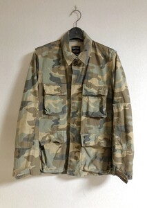 VISE REDTAIL バイス レッドテイル RT FiELD Jacket〔Camo〕迷彩 ミリタリー フィールドジャケット【サイズ S】軍 カモフラ ウッドランド