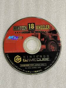 GC エイティーンホイーラー ディスクのみ EIGHTEEN WHEELER 18 WHEELER ゲームキューブ